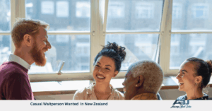 Casual Waitperson Wanted In New Zealand