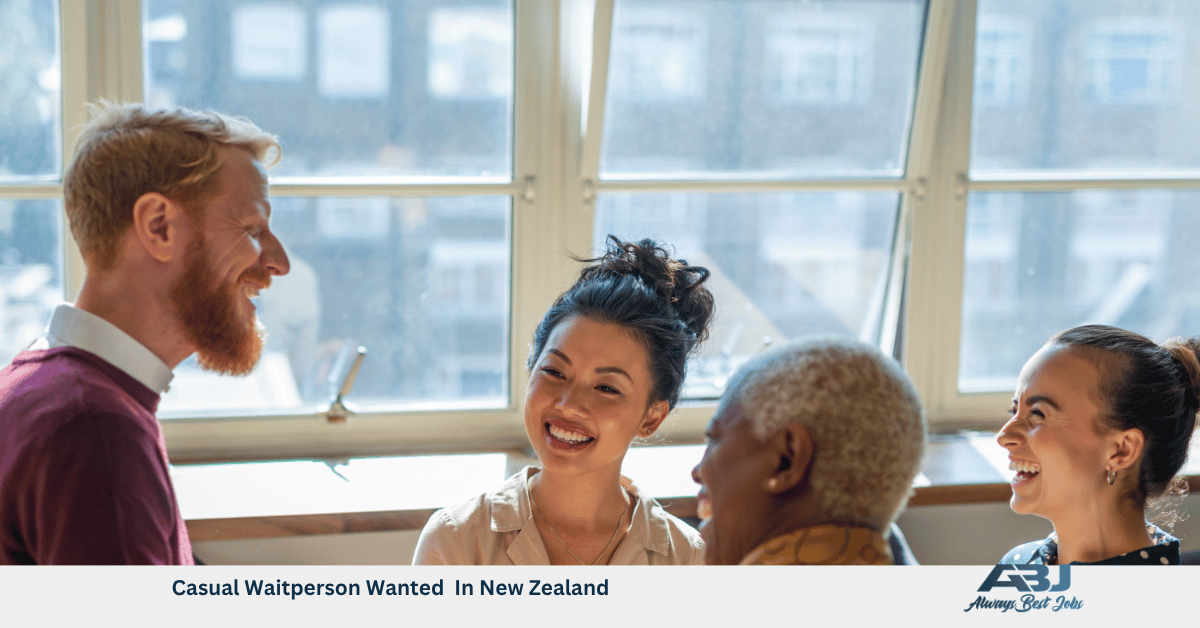 Casual Waitperson Wanted In New Zealand